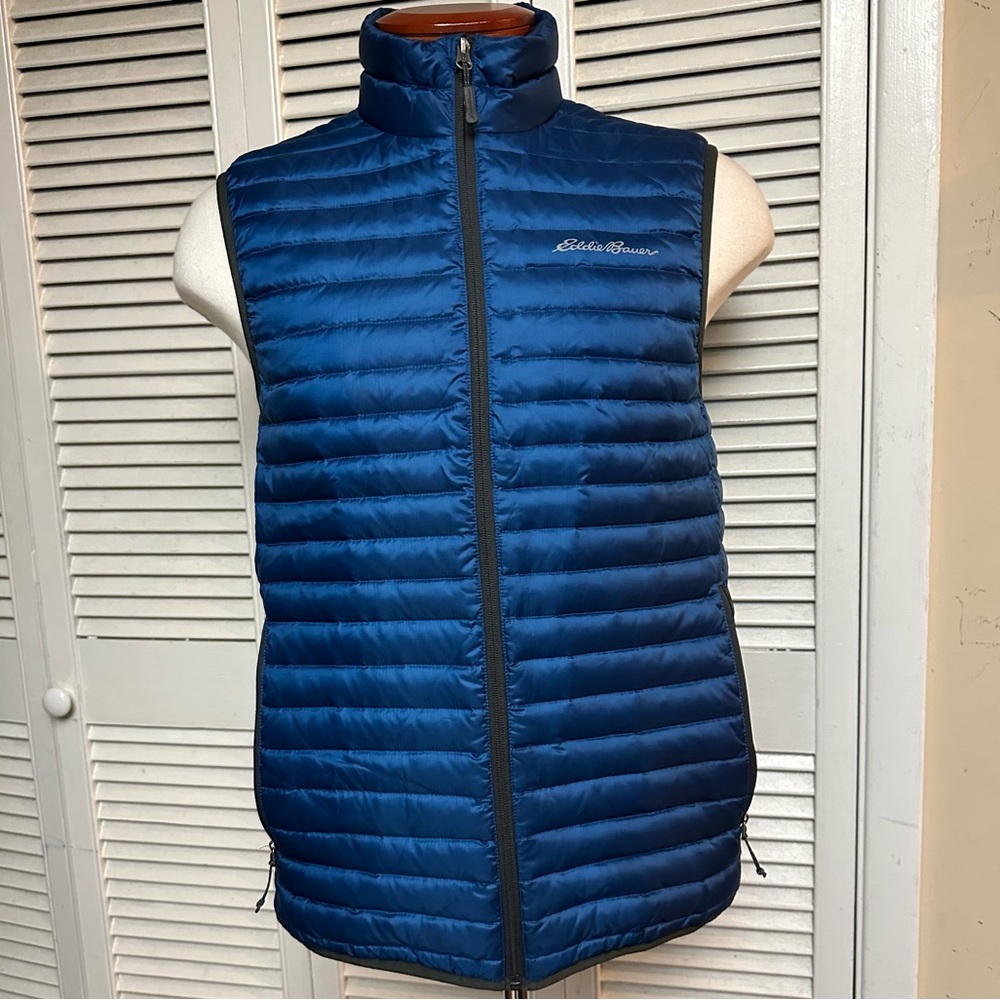 NWOTs Eddie Bauer Size Small Electric Blue Down Vest